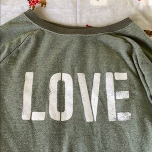 I am selling a navy green top